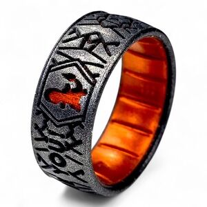 Enso RIngs Pokemon Silicone Ring - I Choose You, Charmander! - Size 7